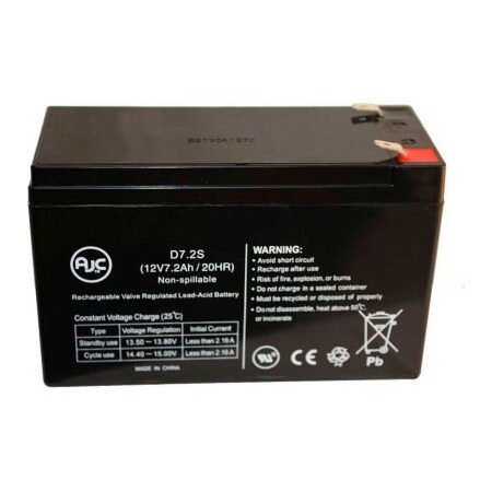 Battery Clerk AJC B&B EP7-12 T2 12V 7Ah Sealed Lead Acid Battery AJC-D7S-S-1-158967